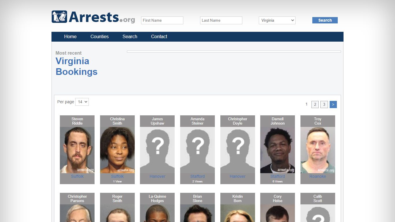 Virginia Arrests and Inmate Search